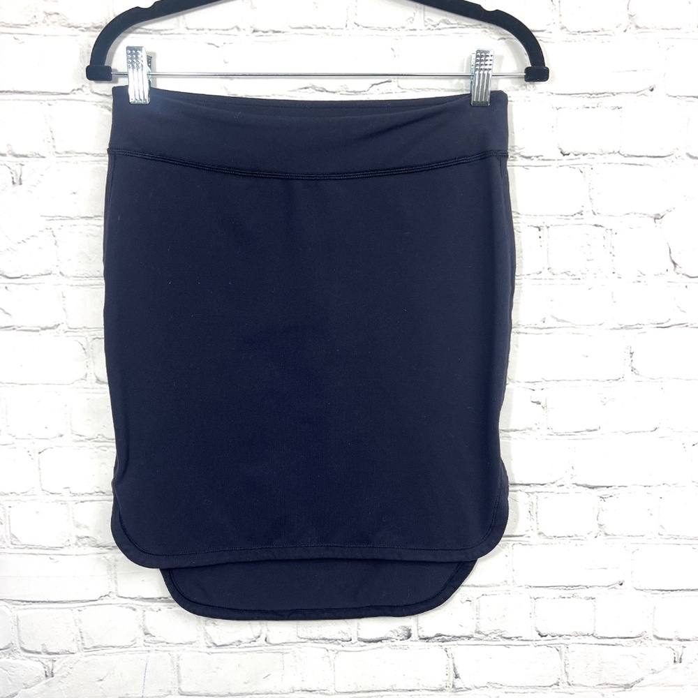 •|•LULULEMON ATHLETICA•| Navy Blue High Low Skirt Size 6 (2 of 2)